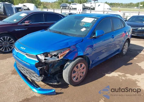 2023 Kia Rio S из США, поврежденный, VIN 3KPA24AD3PE597881
